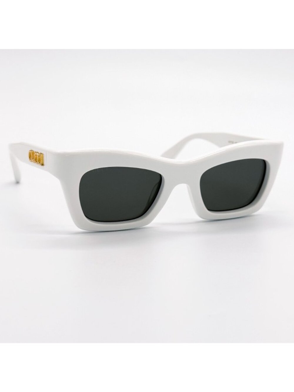NEW GUCCI SUNGLASSES GG1773S 002 WHITE WOMEN CAT EYE GUCCI EYEWEAR - Picture 6 of 10